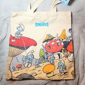 The Smurfs Cream Tote Bag